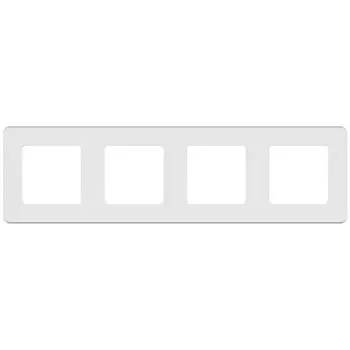 Рамка Legrand Inspiria 4-местная белая