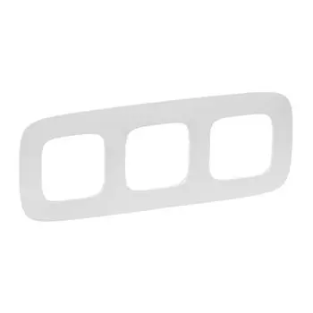 Рамка Legrand Valena Allure 3-местная белая
