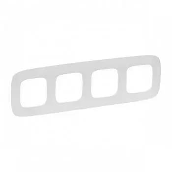 Рамка Legrand Valena Allure 4-местная белая