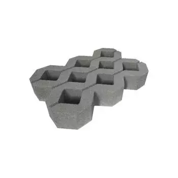 Решетка газонная (соты) 370x245x80 8 ячеек, вибропресс