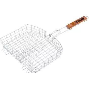 Решетка гриль 305х235х55мм объемная хромир., PALISAD