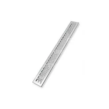 Решетка вентиляционная 484х60 мм алюминий