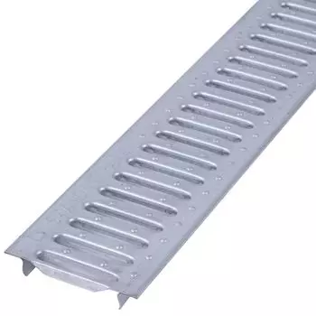 Решетка водоприемная Standartpark Basic РВ-10.14.100 штампованная стальная оцинкованная