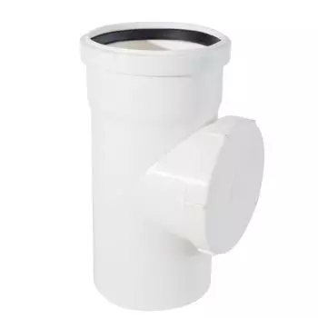 Ревизия канализационная 110 бесшумная Дигор ЛЮКС белая