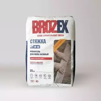 Ровнитель для пола Brozex базовый NF 40 Стяжка 25 кг