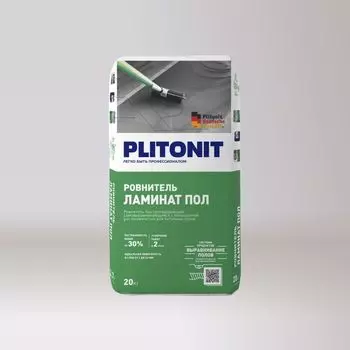 Ровнитель для пола Плитонит Ламинат Пол, 20 кг