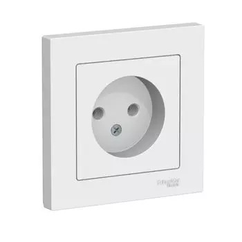 Розетка 1-м СП 16А без заземления в сборе SchE ATN000240 Atlas Design