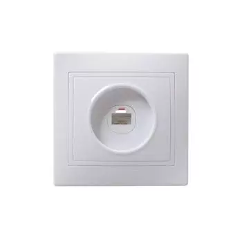 Розетка компьютерная КВАРТА (белый)