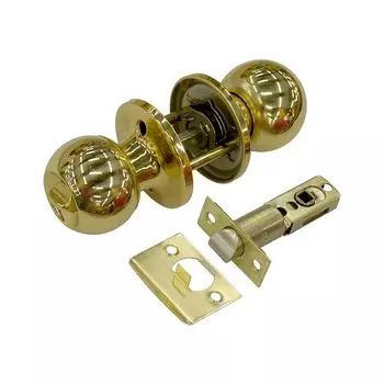 Ручка-защелка АЛЛЮР для межкомнатных дверей, латунь