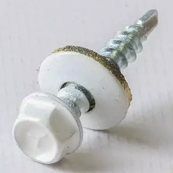 Саморез кровельный 4,8х29 RAL 9003 белый KRcwZD Yoko