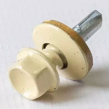 Саморез кровельный 5,5х19 RAL1014 слоновая кость, 250 шт KRcwZMK Yoko