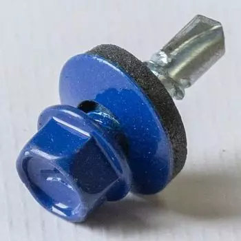 Саморез кровельный 5,5х19 RAL 5002 пепси KRcwZM Yoko