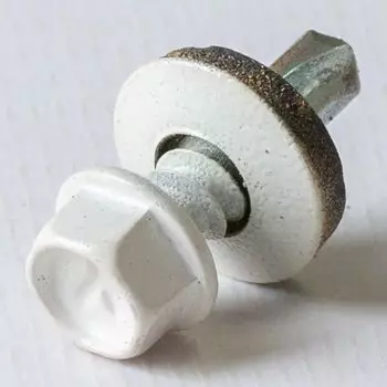 Саморез кровельный 5,5х19 RAL 9003 белый, 250 шт KRcwZMK Yoko