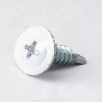 Саморез с п/ш 4,2х19 сверло RAL 9003 белый SMMcKPcs Yoko