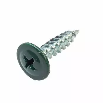 Саморез Yoko прессшайба шило 4,2х16 мм RAL 6005 зеленый