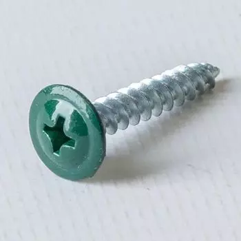 Саморез Yoko прессшайба шило 4,2х25 мм RAL 6005 зеленый