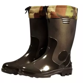 Сапоги резиновые, камуфляжный верх, 43 размер