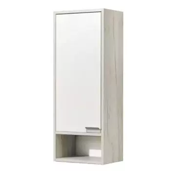 Шкаф Флай белый/дуб крафт, левый