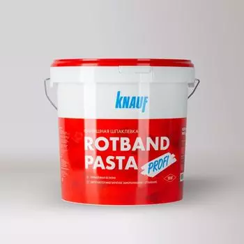 Шпаклевка финишная готовая Кнауф Ротбанд Паста Профи 18 кг