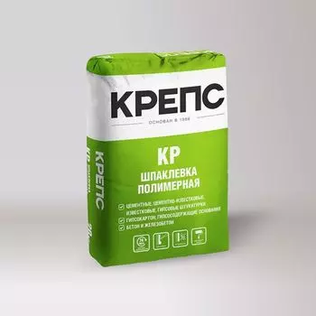 Шпаклевка финишная полимерная Крепс КР белая 20 кг