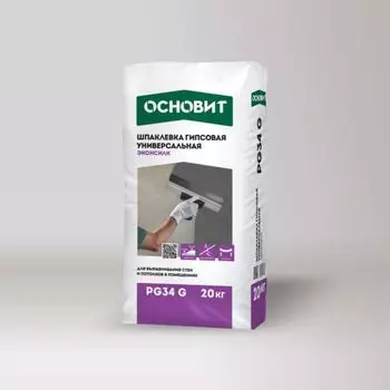 Шпаклевка универсальная гипсовая Основит Эконсилк PG34 G 20 кг
