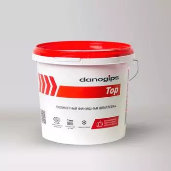 Шпаклевка финишная готовая полимерная Danogips Dano Top 10 л (16,5 кг)