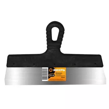 Шпатель нержавеющая cталь, пластиковая рукоятка, 300мм, Вихрь