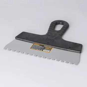 Шпатель зубчатый, зуб 6×6 мм, 200 мм