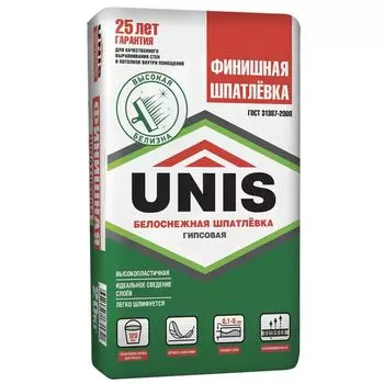 Шпатлевка Юнис финишная 20 кг