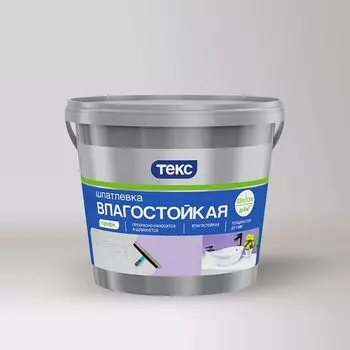 Шпатлевка Текс Профи Влагостойкая латексная белый 0,9 л