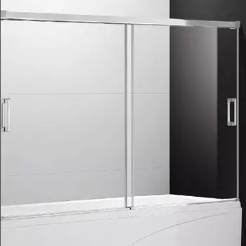 Шторка на ванну Cezares Tandem-Soft 180 (TANDEM-SOFT-VF-2-180/145-P-Cr)
