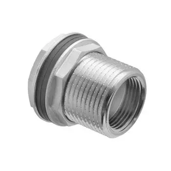 Штуцер в емкость с прокладкой 1"