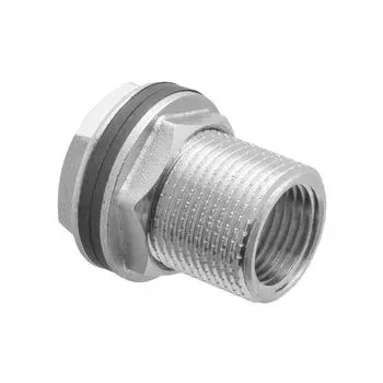 Штуцер в емкость с прокладкой 3/4"