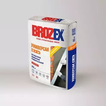 Штукатурка цементная Brozex Универсал М 100 25 кг