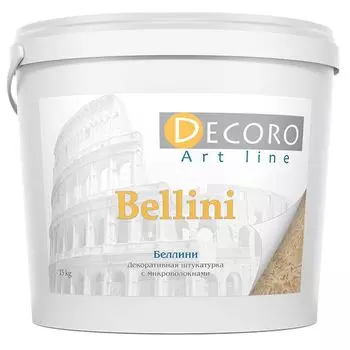 Штукатурка декоративная моделирующая Decoro Bellini с микроволокнами, 15кг