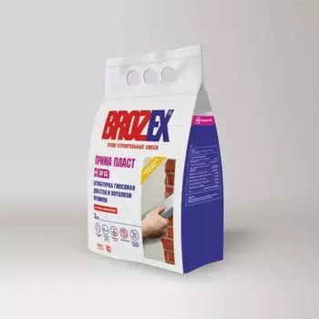 Штукатурка гипсовая Brozex Прима Пласт GP 55 3 кг