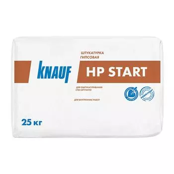 Штукатурка гипсовая Кнауф ХП Старт 25 кг