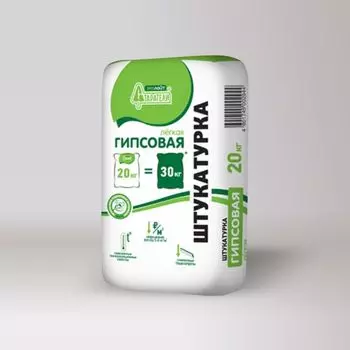 Штукатурка гипсовая легкая Старатели Эколайт 20 кг