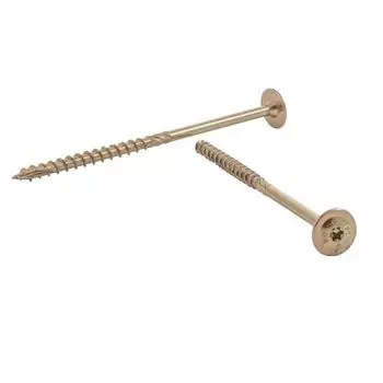 Шуруп конструкционный 8х180 мм, тарельчатая головка (10 шт)