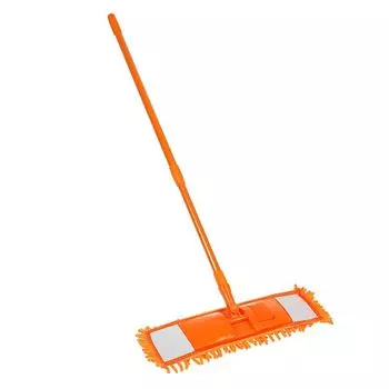 Швабра с черенком насадка микрофибра 40см