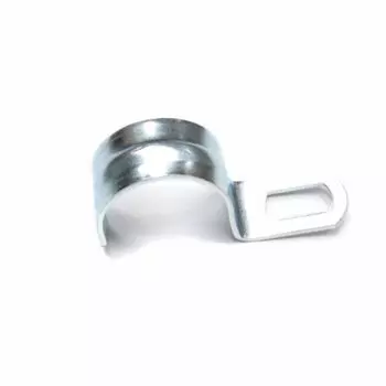Скоба металлическая однолапковая оцинкованная 19мм