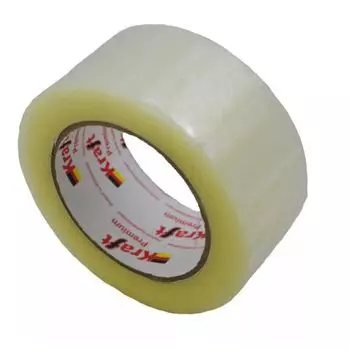 Скотч 48х100 95м прозрачный усиленный Kraft