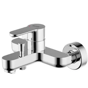 Смеситель Bravat Stream для ванны c коротким изливом F63783C-01A