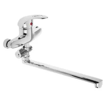 Смеситель д/ванны Accoona 40 A7040 (однорычаж.) +длин.излив A33 F Силумин.хром.