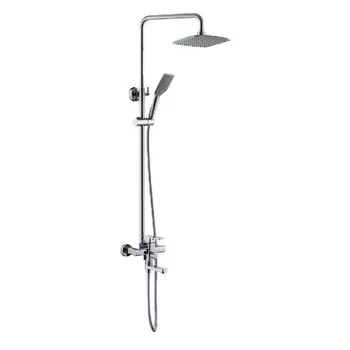 Смеситель для душа с верхней тропической лейкой HAIBA HB2402