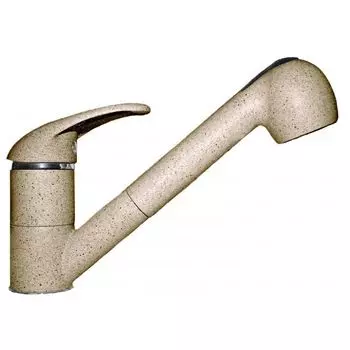 Смеситель для кухни AquaGranitEx C-4040 (302) песочный