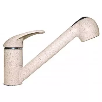 Смеситель для кухни AquaGranitEx C-4040 (311) светло-розовый