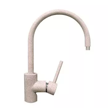 Смеситель для кухни AquaGranitEx C-5035 (311) светло-розовый