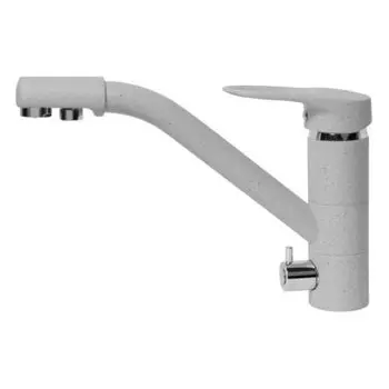 Смеситель для кухни AquaGranitEx C-6040 (310) серый