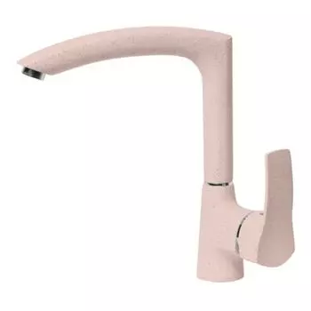 Смеситель для кухни AquaGranitEx C-7040 (315) розовый